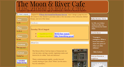 Desktop Screenshot of moonandrivercafe.com